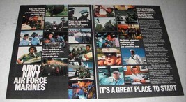 1982 U.S. Armed Forces Ad - It&#39;s A Great Place to Start - £14.65 GBP