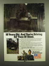 1984 Army National Guard Ad - Driving 52 Tons of Steel - £14.50 GBP