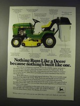 1985 John Deere 112 L Lawn Tractor Ad - Nothing Like - $18.49