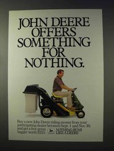 1986 John Deere R70 Riding Mower Ad - Offers - £14.53 GBP