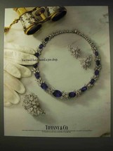 1986 Tiffany & Co. Jewelry Ad - Heard a Pin Drop - £14.62 GBP