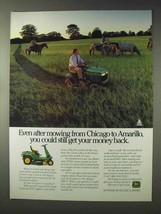 1991 John Deere LX172, SRX75 Lawn Tractor Ad - $18.49