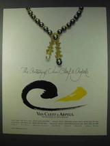 1991 Van Cleef &amp; Arpels Jewelry Ad - The Artistry - £14.44 GBP