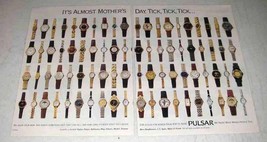 1994 Pulsar Watch Ad - It&#39;s Almost Mother&#39;s Day - £14.54 GBP