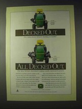 1995 John Deere STX46 Lawn Tractor Ad - All Decked Out - $18.49