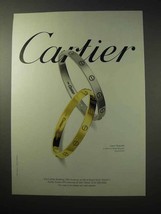 1998 Cartier Jewelry Ad - Love Bracelet - $18.49