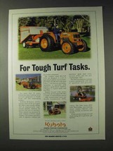 2000 Kubota M6800 Tractor Ad - For Tough Turf Tasks - £14.76 GBP