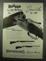 1950 Browning Superposed and Automatic Shotgun Ad - $18.49