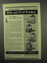 1950 Hercules Powder Ad - Bullseye, Hivel, 2400, Unique - £14.53 GBP