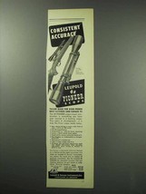 1950 Leupold 4x Pioneer Scope Ad - Accuracy - $18.49