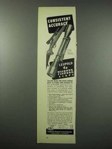 1951 Leupold 4x Pioneer Scope Ad - Consistent Accuracy - $18.49