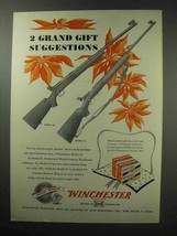 1950 Winchester Model 52 and 75 Rifle Ad - Gift - £14.57 GBP