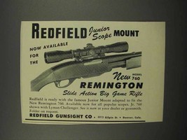 1952 Redfield Junior Scope Mount Ad - $18.49