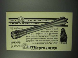 1952 Stith 6x Master Scope Ad - Another Expert is Born - £13.82 GBP