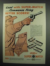 1952 Western Super Match Ammunition Ad - Commence - $18.49