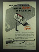 1952 Winchester Xpert 22 Cartridges Ad - Better Scores - $18.49