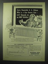 1954 National Rifle Association NRA Ad, Every Gun Owner - $18.49