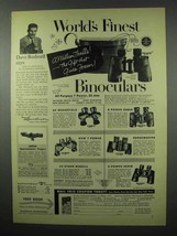 1953 Bushnell Binoculars Ad - A Million Thrills - £13.89 GBP