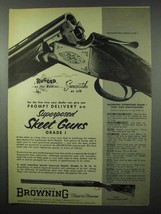 1953 Browning Superposed Skeet Grade I Shotgun Ad - $18.49