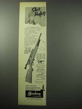 1956 Mossberg 142K Rifle Ad - She&#39;s Perfect - £14.38 GBP