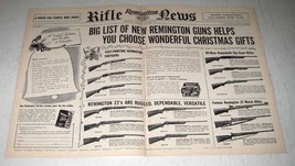 1956 Remington Rifle Ad - Wonderful Christmas Gifts - £14.82 GBP