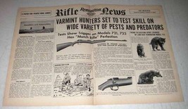 1954 Remington 721 Rifle Ad - Test Skill on Pests - $18.49