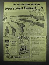 1954 Walther Gun Ad - PPK, Sporter Target, Air Rifle + - $18.49