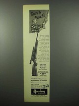1955 Mossberg Model #151K Rifle Ad - She&#39;s A Beaut - £14.48 GBP