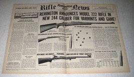 1955 Remington Rifle Ad - Model 722; Model 40x - $18.49