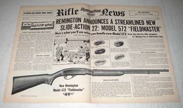 1955 Remington Rifle Ad - Model 572A Standard Grade - $18.49
