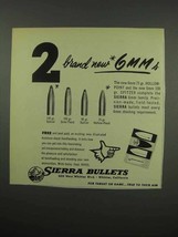 1955 Sierra Bullets Ad, Spitzer Semi-Point Hollow-Point - £14.68 GBP