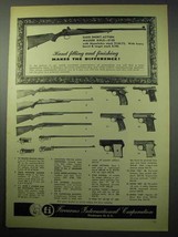 1956 F.I. Guns Ad - Sako Short-Action Mauser Rifle - £14.76 GBP