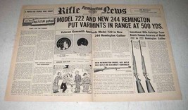 1956 Remington Model 722, 40x Rifle Ad - Varmints - $18.49
