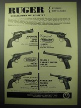 1956 Ruger Gun Ad, Blackhawk Single-Six Mark I Standard - $18.49