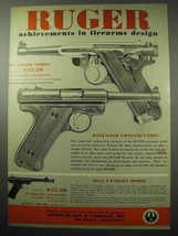 1956 Ruger Standard Model Pistol Ad - Achievements - $18.49