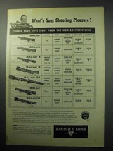 1958 Bausch &amp; Lomb Rifle Sights Ad - BALfor, BALsix + - £14.78 GBP