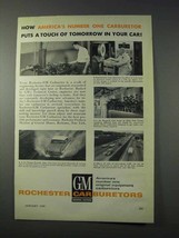 1959 GM Rochester Carburetors Ad - Touch of Tomorrow - £14.49 GBP