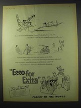 1958 Esso Extra Gasoline Ad - Stump the Umpire - £14.53 GBP