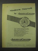 1958 Jaeger-LeCoultre Watch Ad - Modern Marvell - £14.61 GBP