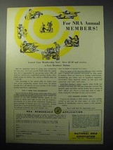 1958 National Rifle Association NRA Ad - Annual Members - $18.49