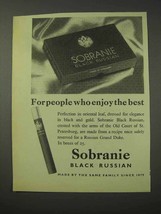 1958 Sobranie Black Russian Cigarettes Ad - Enjoy - £14.78 GBP