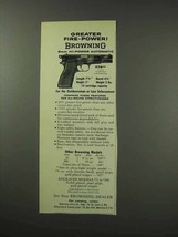 1959 Browning 9mm Hi-Power Automatic Pistol Ad - $18.49