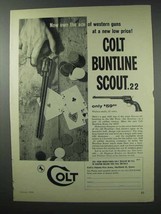 1959 Colt Buntline Scout .22 Revolver Ad - The Ace - £14.46 GBP