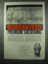 1959 Georgia-Pacific Premium Sheathing Ad - £14.78 GBP