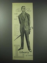 1959 Liberty of London Clothes Ad - Chester Barrie - £14.56 GBP