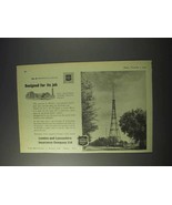 1959 London and Lancashire Insurance Ad - BBC Tower - £14.54 GBP