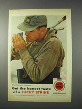 1959 Lucky Strike Cigarettes Ad - Get the Honest Taste - £14.50 GBP