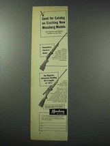 1959 Mossberg Rifle Ad - Exciting New Models - £14.48 GBP