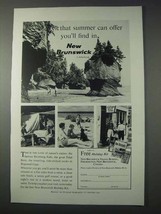 1959 New Brunswick Canada Ad - All Summer Can Offer - £14.78 GBP