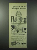 1959 Old Spice Shaving Toiletries Ad - For Christmas - $18.49